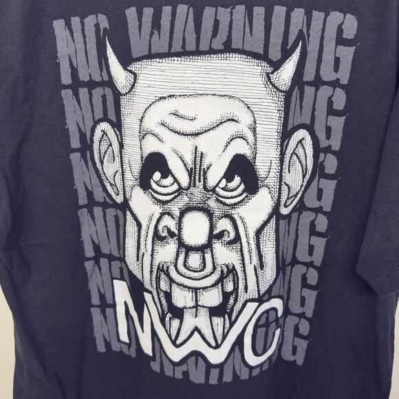 No Warning NWC Punk Band Bridge Nine Records Double Sided Graphic T Shirt L NWOT - Picture 9 of 10